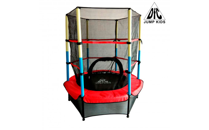 Батут DFC JUMP KIDS 55" красн/желт/син