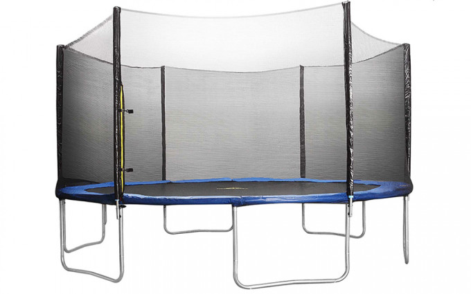 Батут DFC TRAMPOLINE FITNESS с сеткой 14FT-TR-E