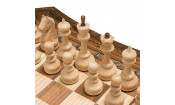 Шахматы резные восьмиугольные в ларце с ящиками 50 Haleyan