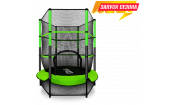 Мини-батут с защитной сеткой Arland ARL-1005C Green