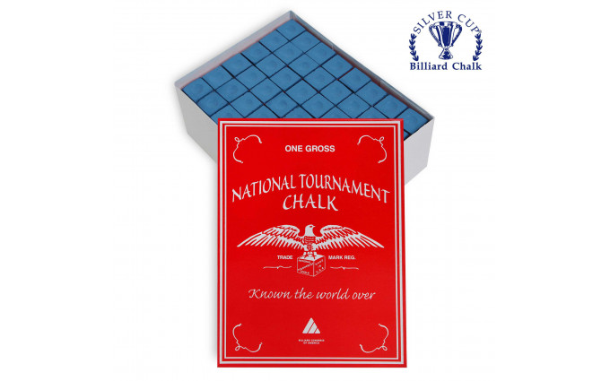 Мел National Tournament Chalk Blue 144шт.
