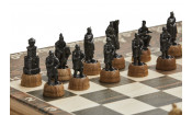 Шахматы малые "Ледовое побоище" чернение