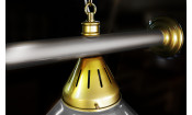 Лампа STARTBILLIARDS 4 пл., хром (плафоны хром,штанга хром,фурнитура золото)